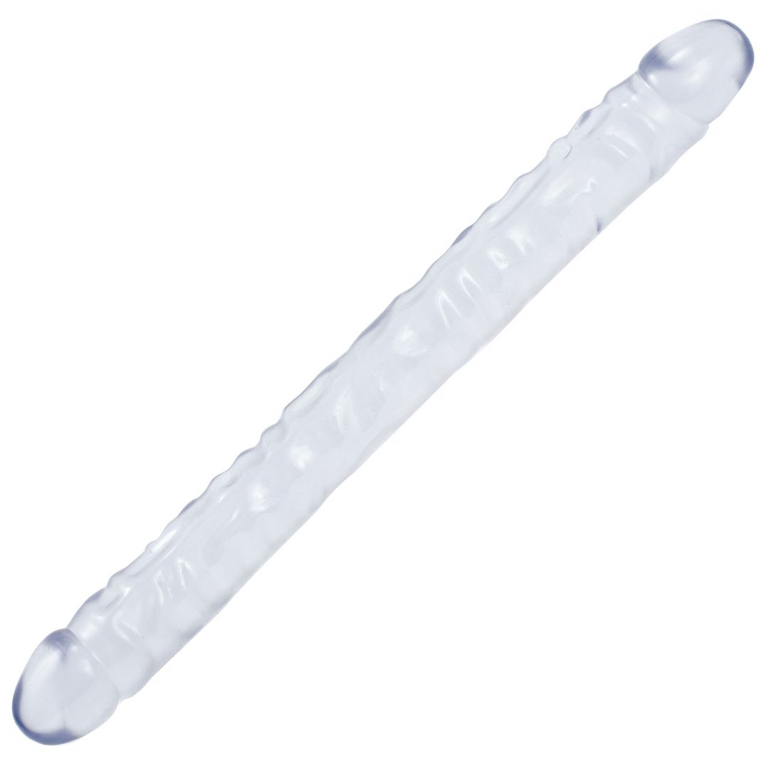 Doc Johnson Crystal Jellies Dubbele dildo - 45 cm