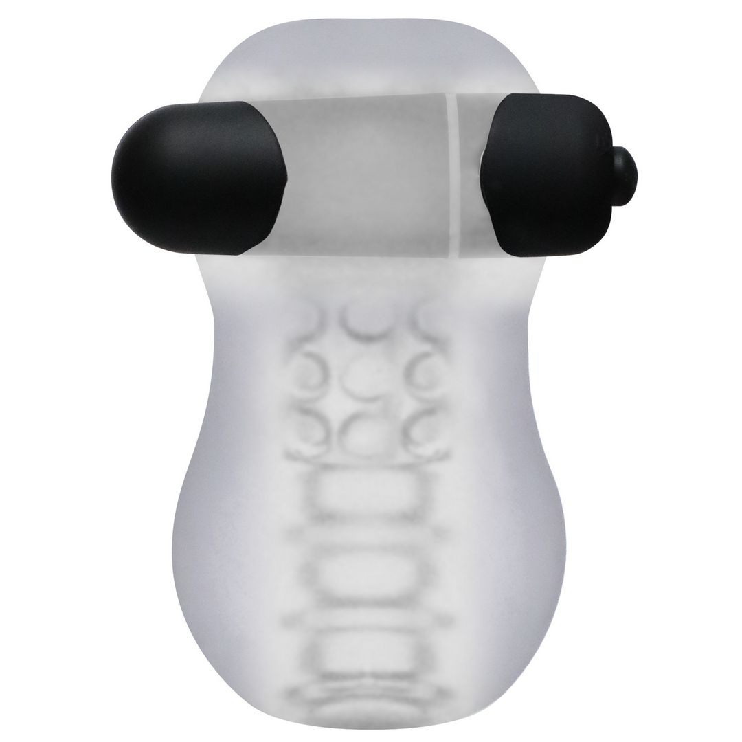 Doc Johnson GoodHead - Helping Head Pro - Vibrerende masturbator sleeve - Frost