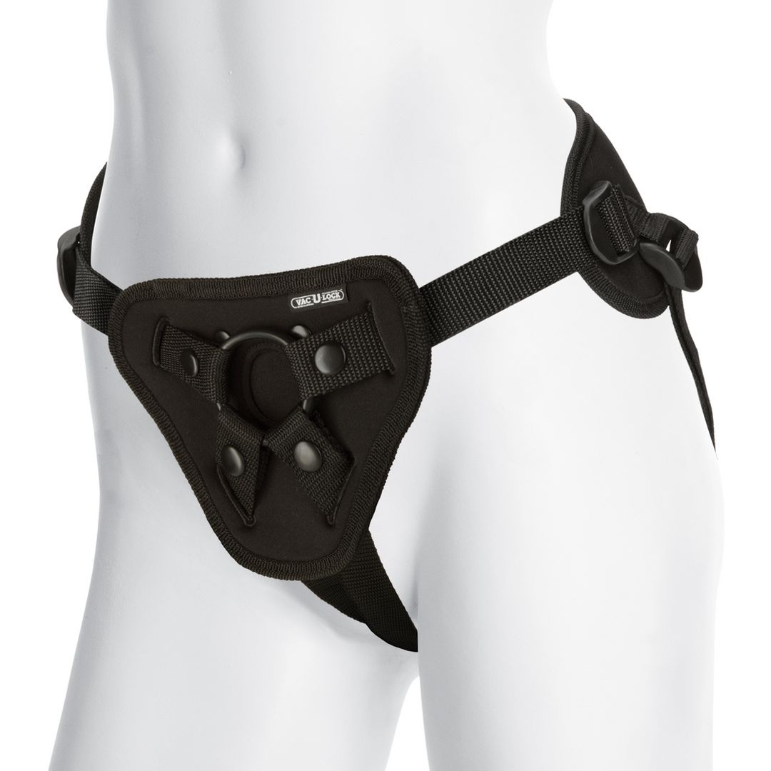 Doc Johnson Platinum Corset harnas met plug