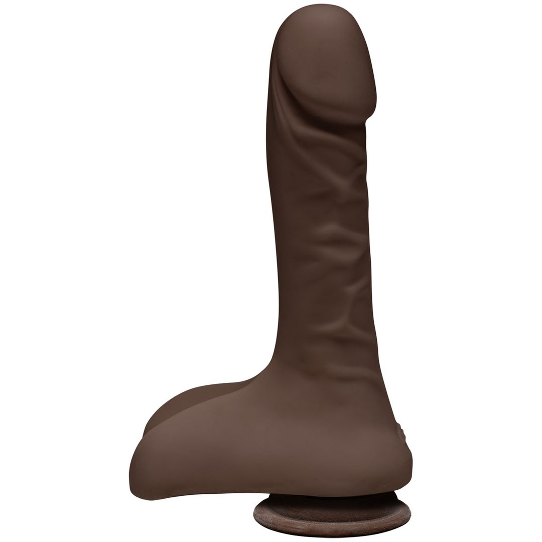 Doc Johnson Super D - Realistische ULTRASKYN dildo met ballen - 22 cm