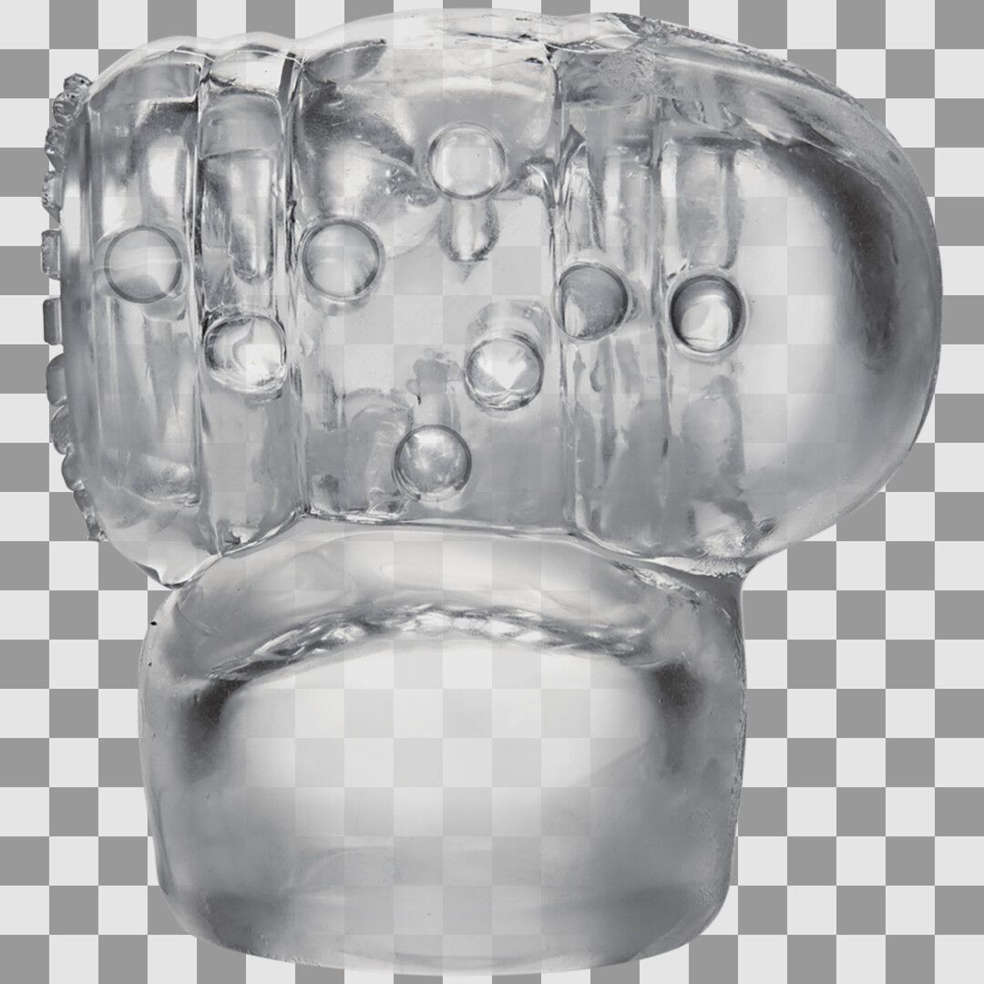 Doc Johnson Cock Teaser Wand Attachment - Transparant