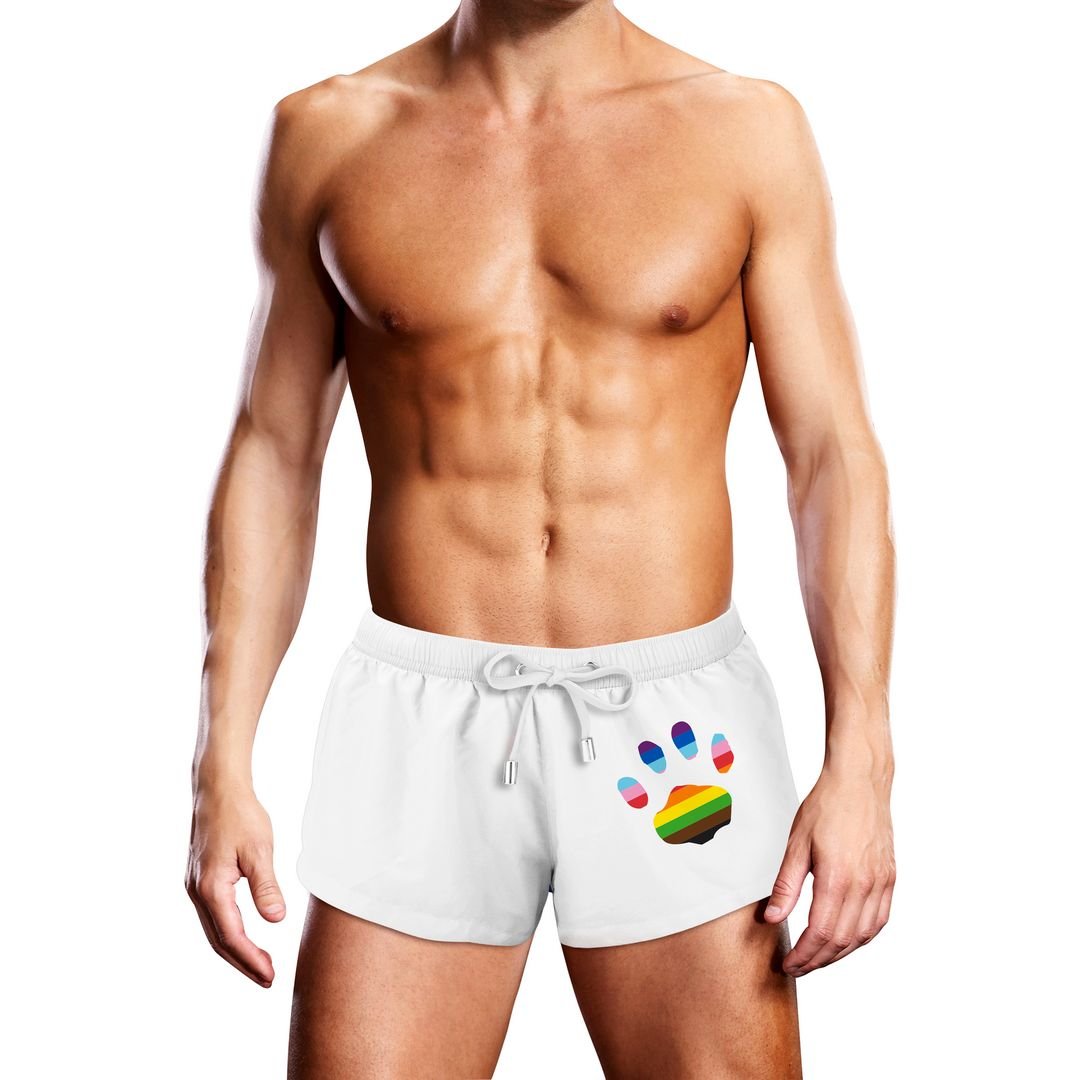 Prowler zwemshort - Wit Oversized Paw