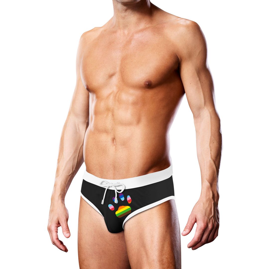 Prowler zwemslip - Zwart Oversized Paw
