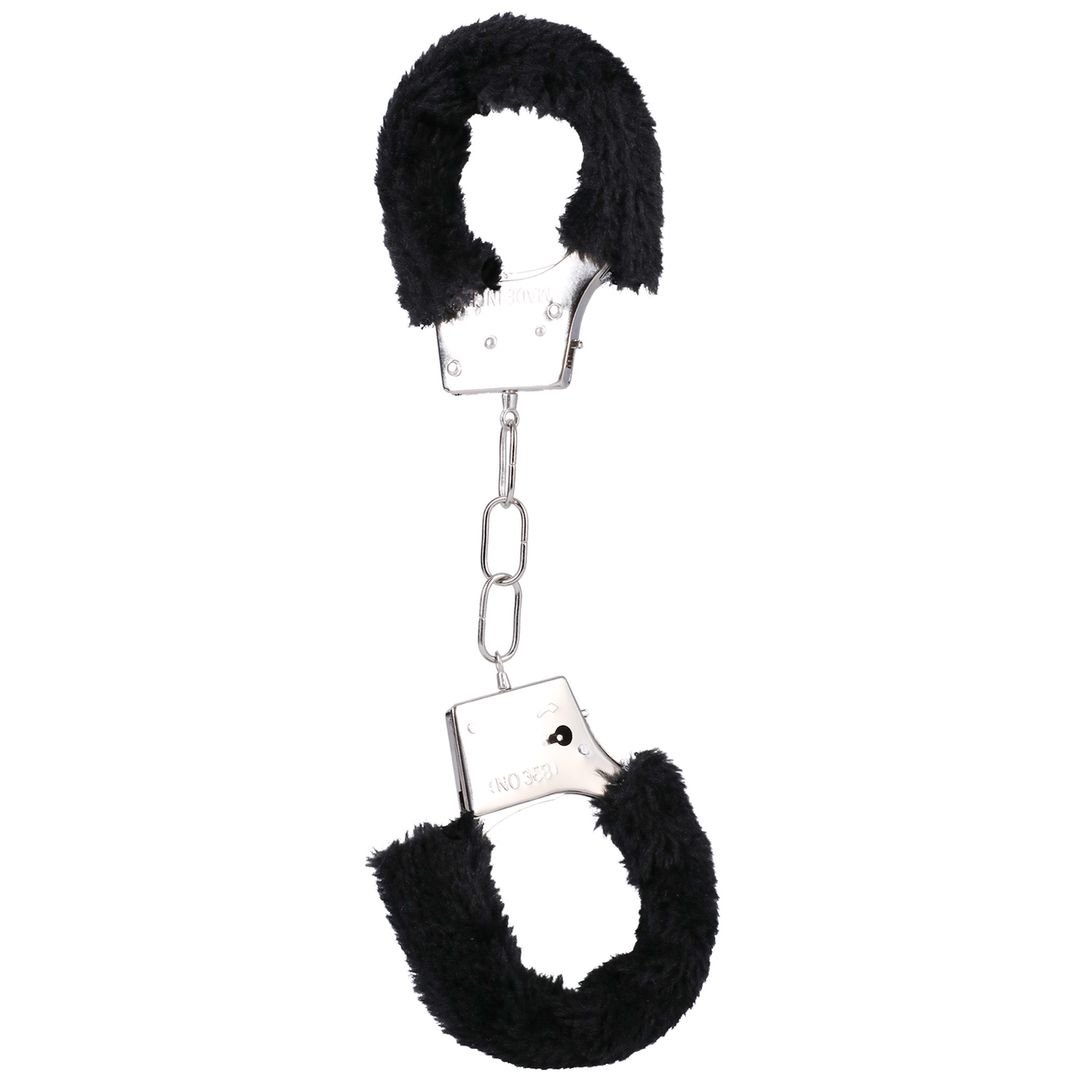 Doc Johnson Pluche handboeien - Zwart