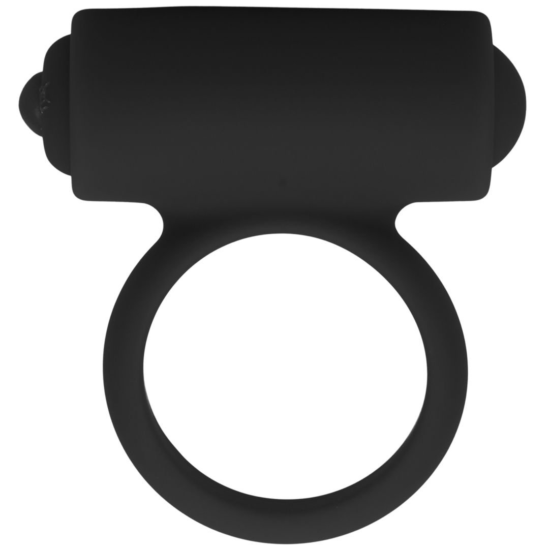 Doc Johnson Vibrerende C-Ring - Zwart