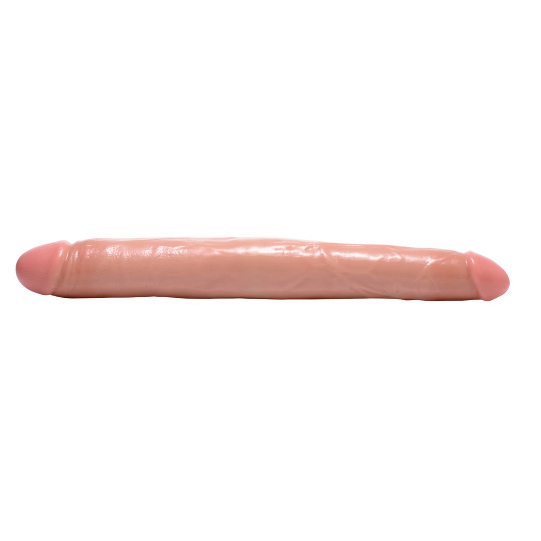 XR Brands Realistische Dubbele dildo - 44,5 cm - Naturel