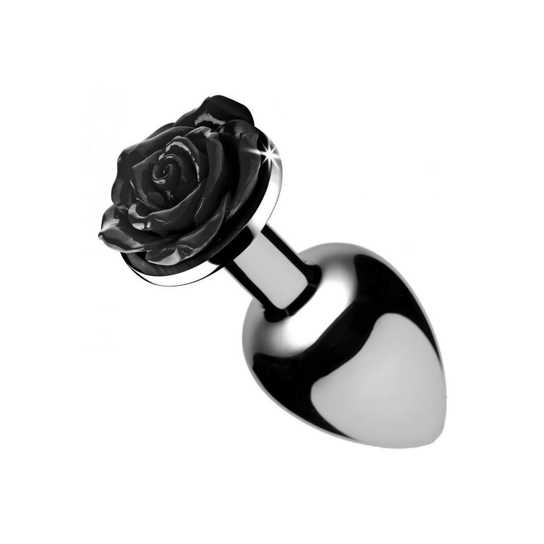 XR Brands Black Rose - Buttplug - Medium