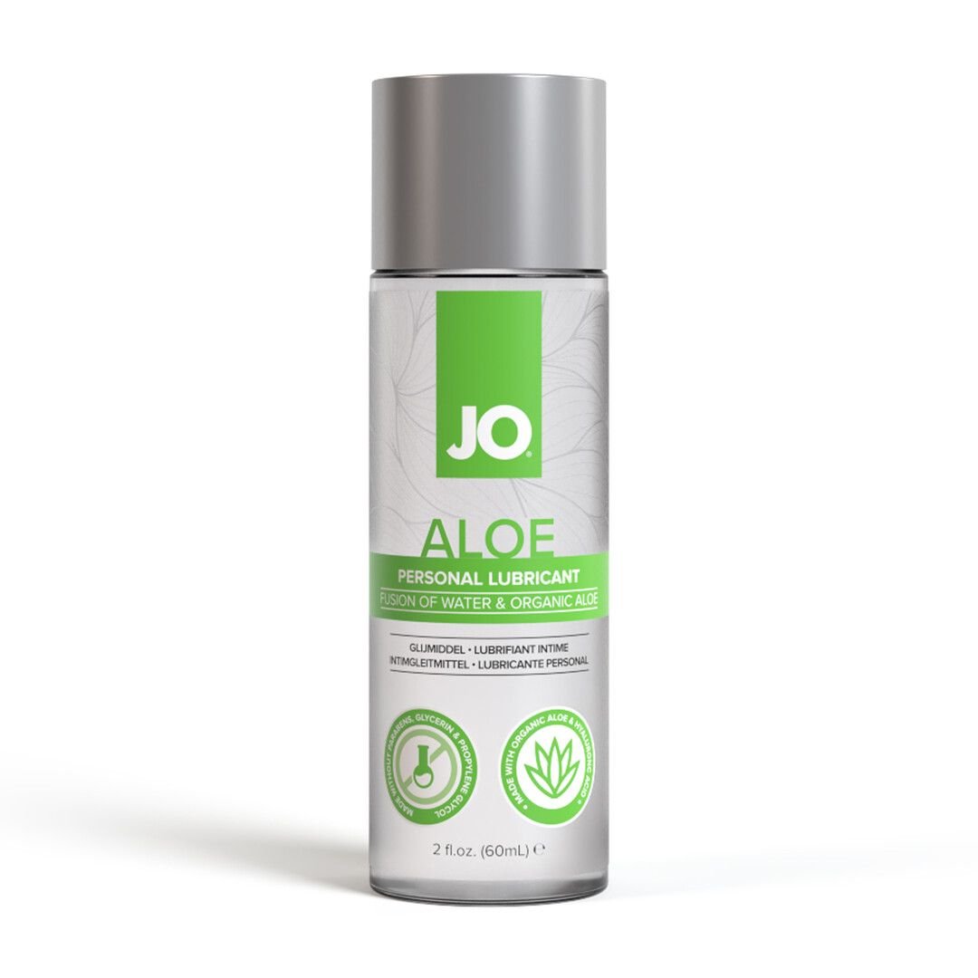 JO Aloe - Glijmiddel op waterbasis met biologische aloë - 60 ml
