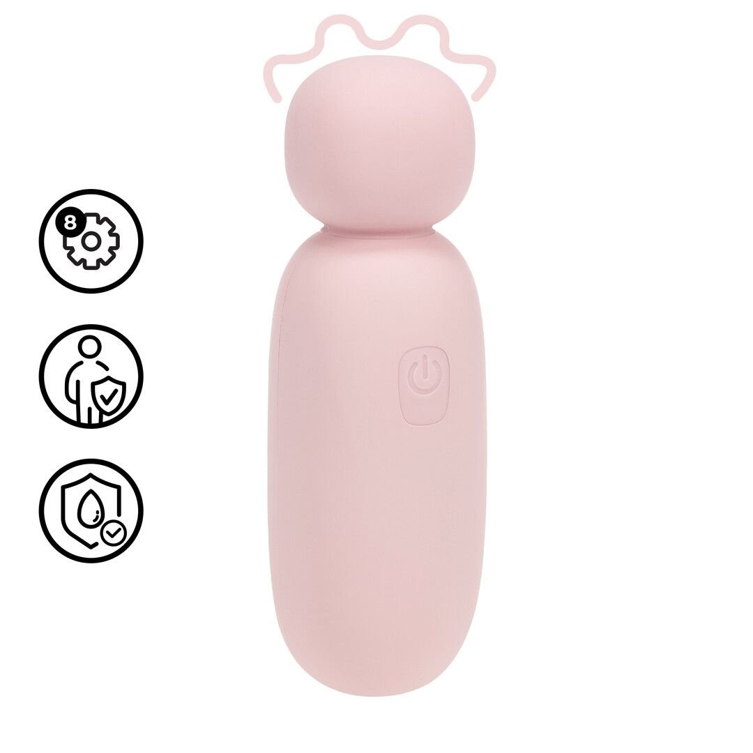 Loveline Mochi - Mini chunky wand vibrator - Roze