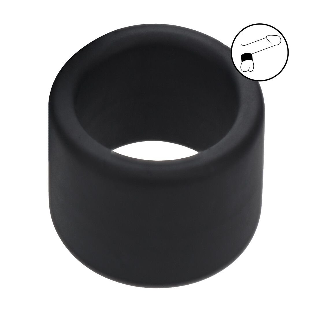 Levelz Ballstrap van vloeibare siliconen - L - 34mm - Zwart