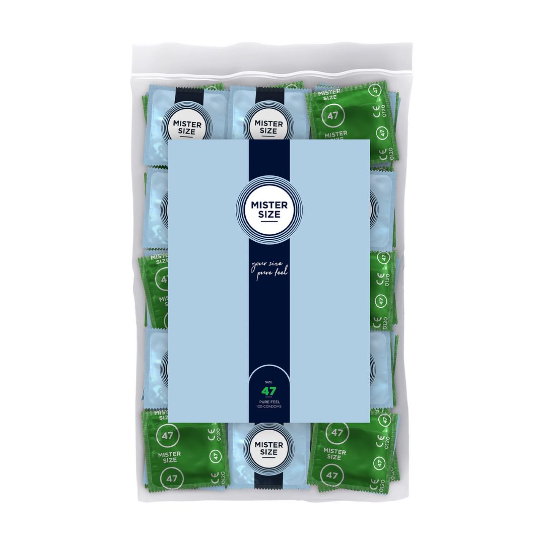 Mister Size Pure Feel - Condooms 47 mm - 100 stuks