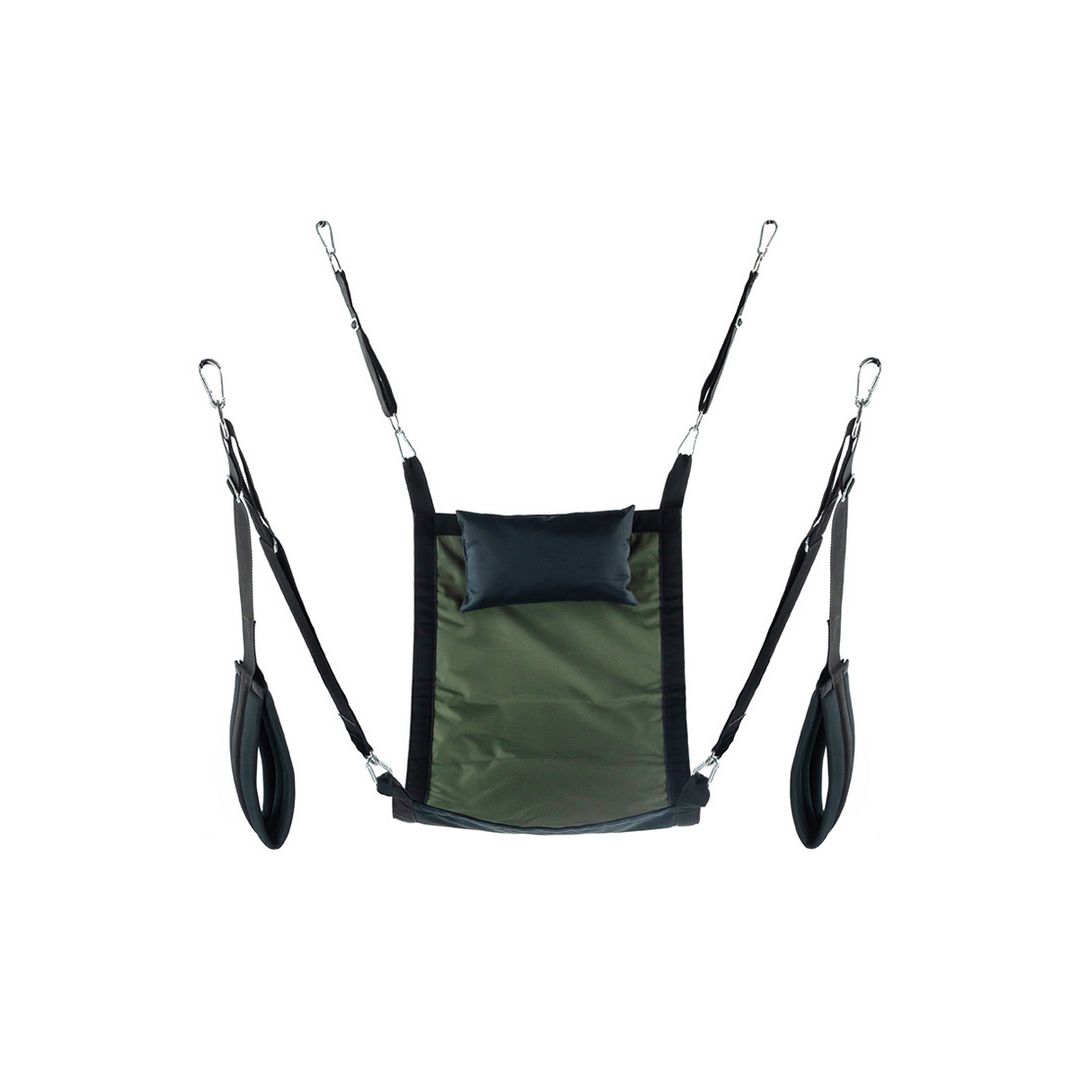 Mr. Sling Rechthoekige canvas sling met 4 ophangpunten - Khaki