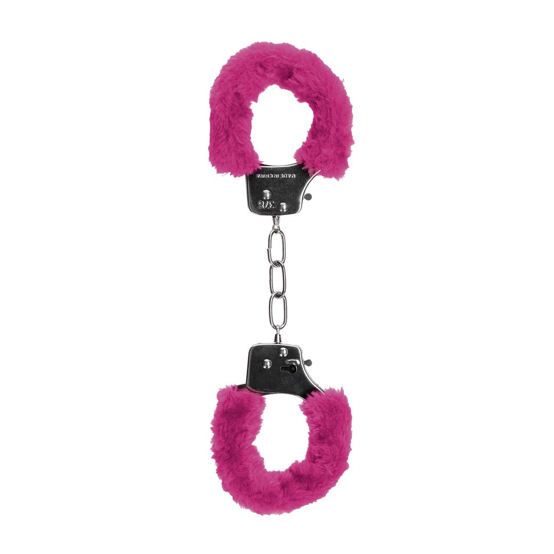 Ouch! Pleasure Pluche Handboeien - Roze