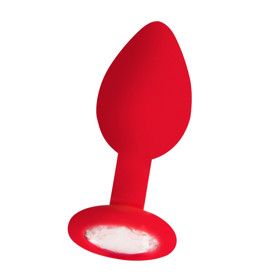 Ouch! Diamond Buttplug - Regular - Rood