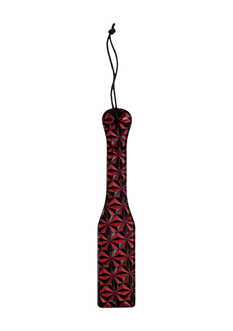 Ouch! Paddle met diamantpatroon - Rood/zwart
