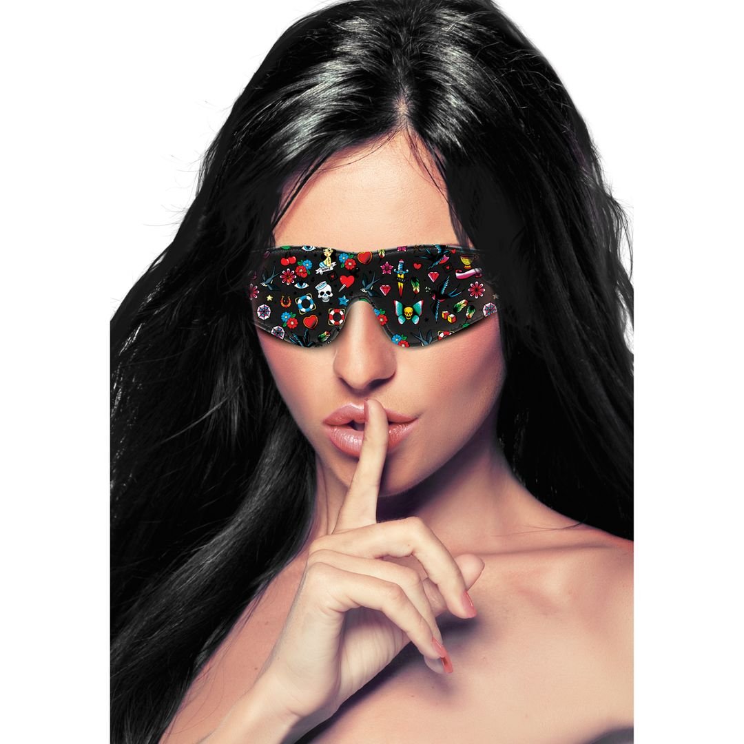 Ouch! Geprinte Blinddoek