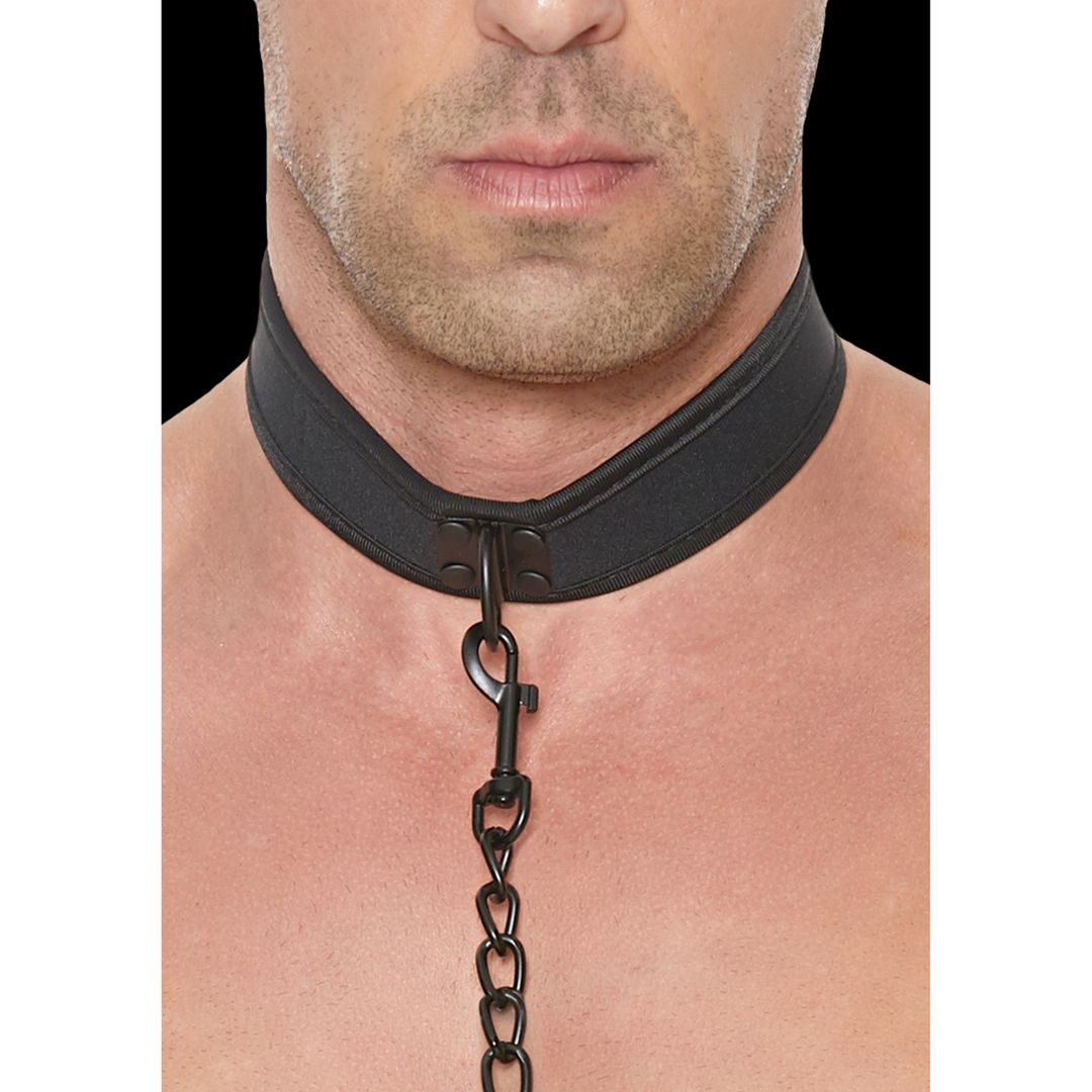 Ouch! Neopreen halsband met lijn