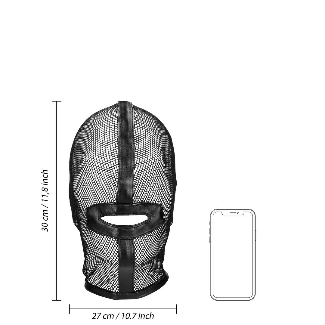 Ouch! Visnet masker - Zwart