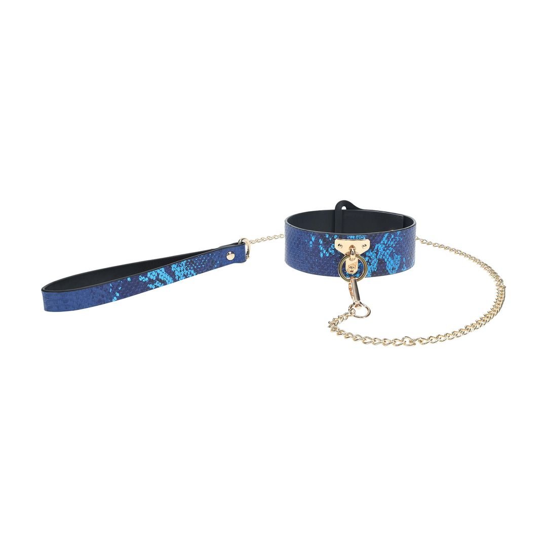 Ouch! Florence Collection - Halsband met lijn - Blauw