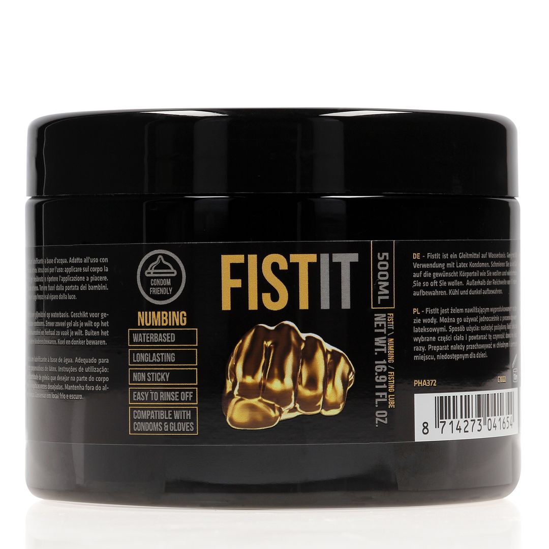 Fist It Verdovend glijmiddel - 500 ml - Zwart