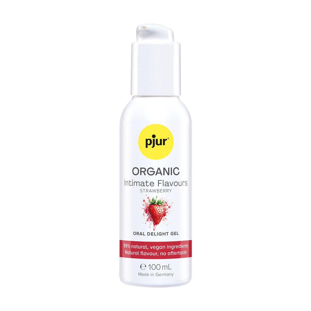 Pjur Organic Intimate Flavours - Aardbei - 100 ml