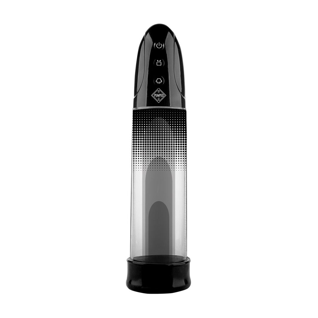 Pumped automatische oplaadbare Luv penispomp - Zwart
