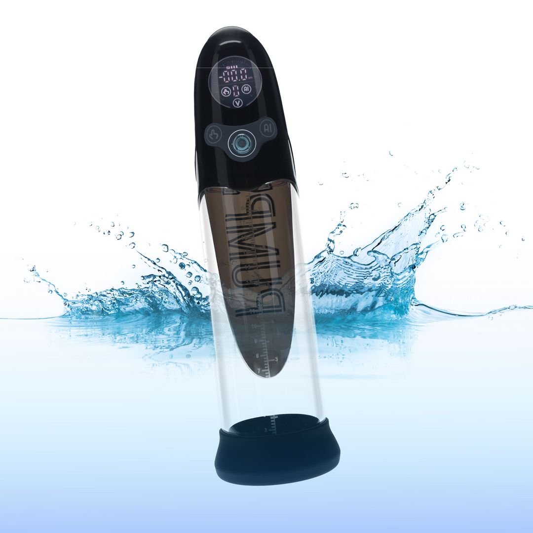 Pumped Aqua-Pro - Automatische penispomp voor onder water - Met AI - Zwart