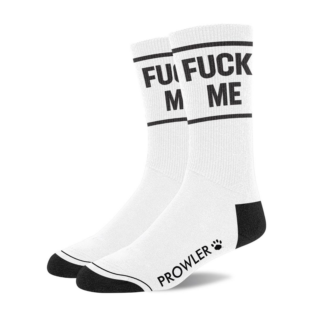 Prowler Red Fuck Me sokken - Wit/Zwart
