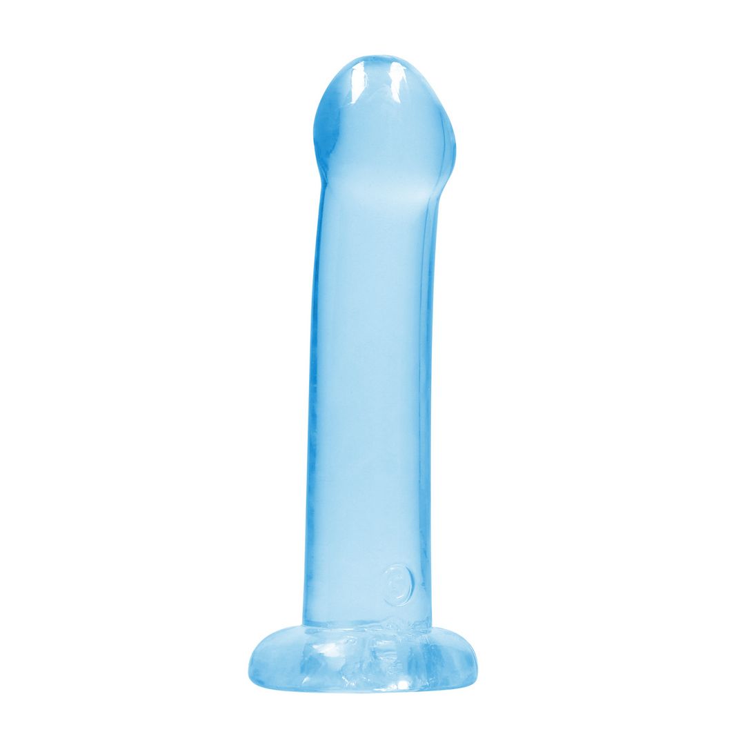 RealRock Abstracte Dildo met Zuignap - 17 cm - Blauw