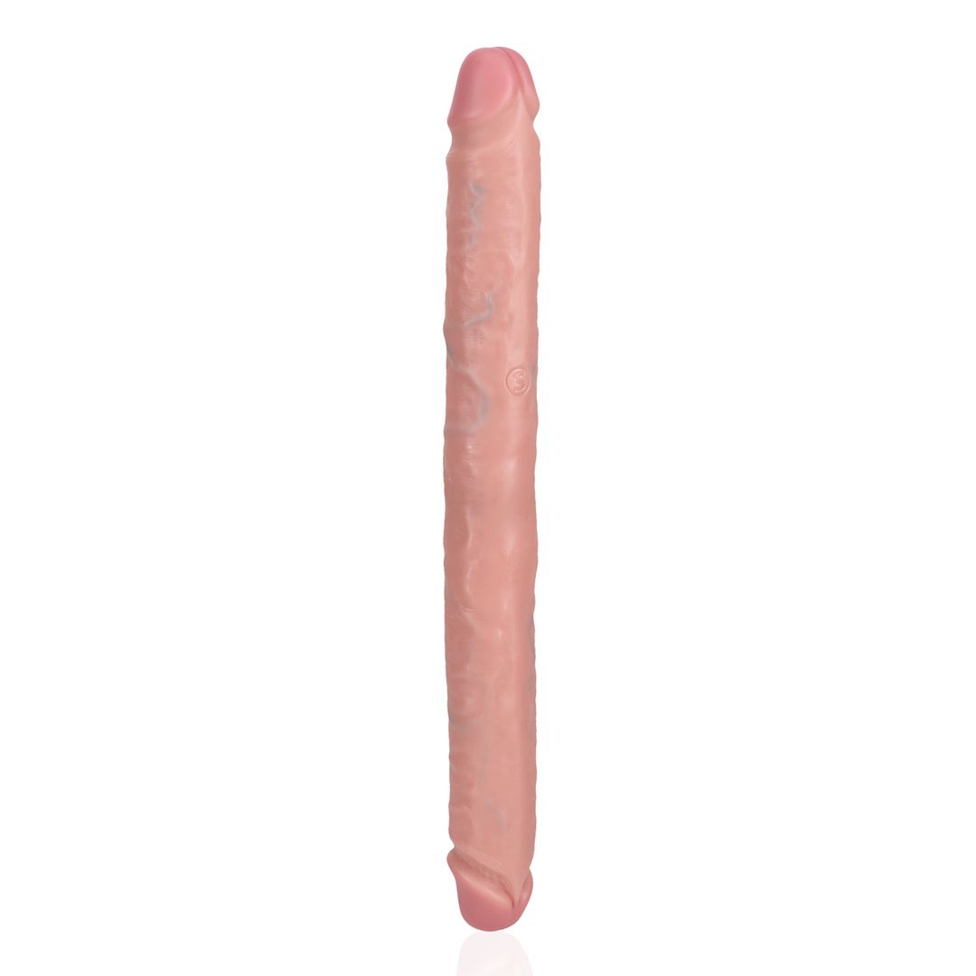 RealRock Slim Dubbele dildo - 35,6 cm - Flesh