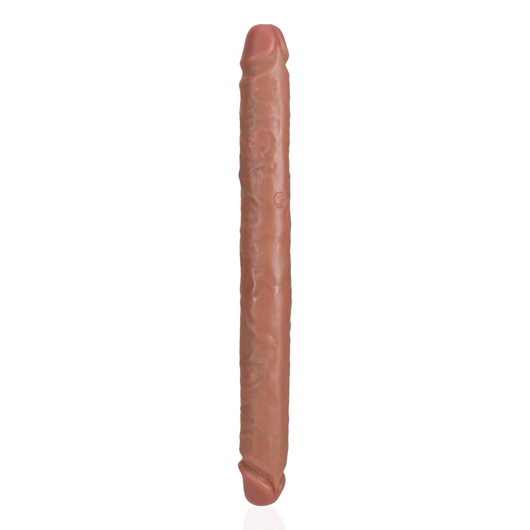 RealRock Slim Dubbele dildo - 35,6 cm - Tan
