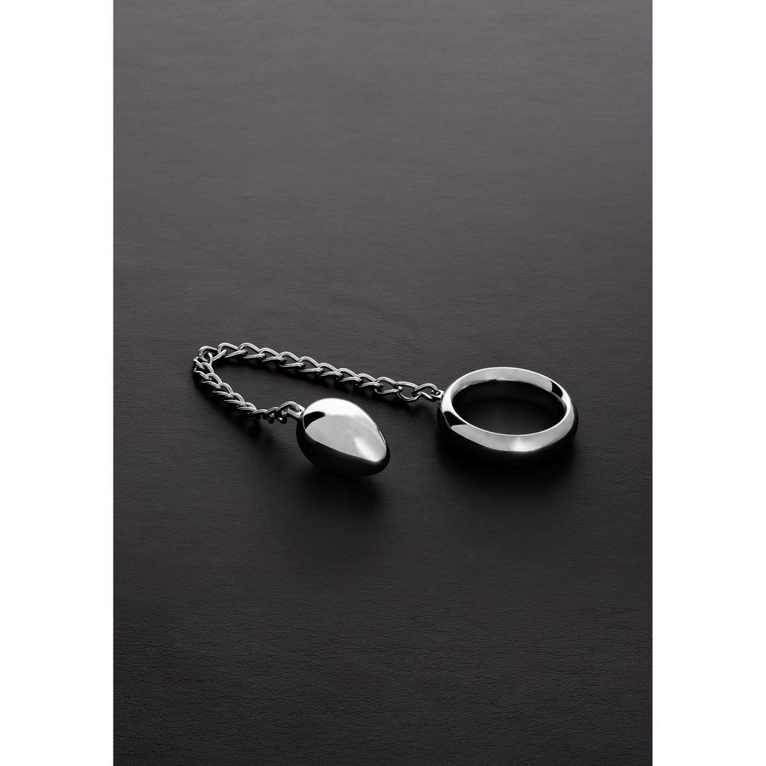 Steel Donut C-Ring Anaal ei - 40 x 40 mm