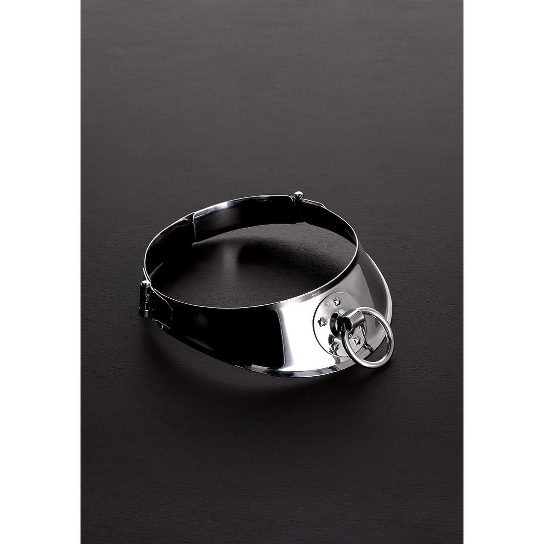 Steel Halsband voor mannen met sluiting - 38 cm