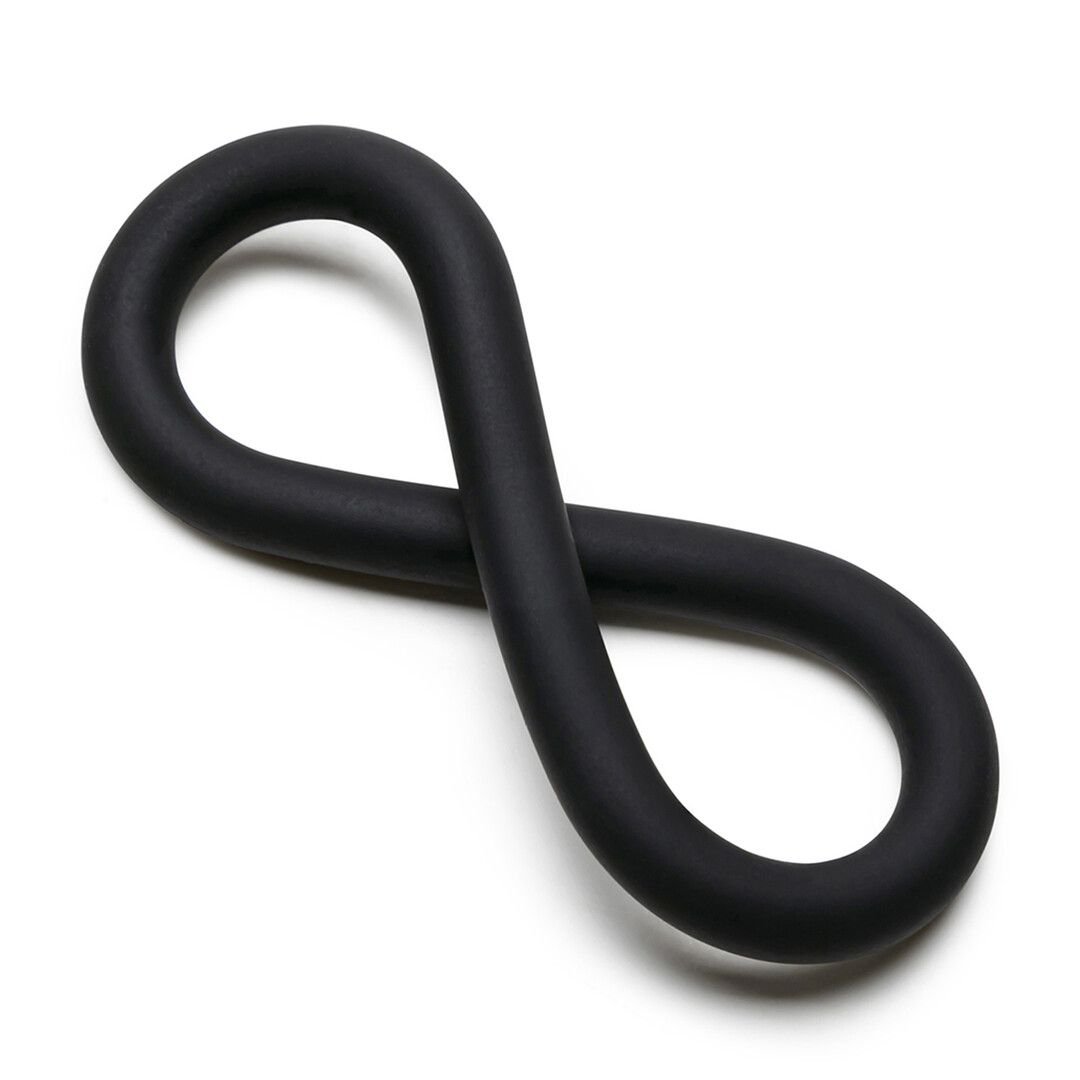 PerfectFitBrand Silicone Hefty Wrap Ring - Cockring - 22,9 cm - Zwart