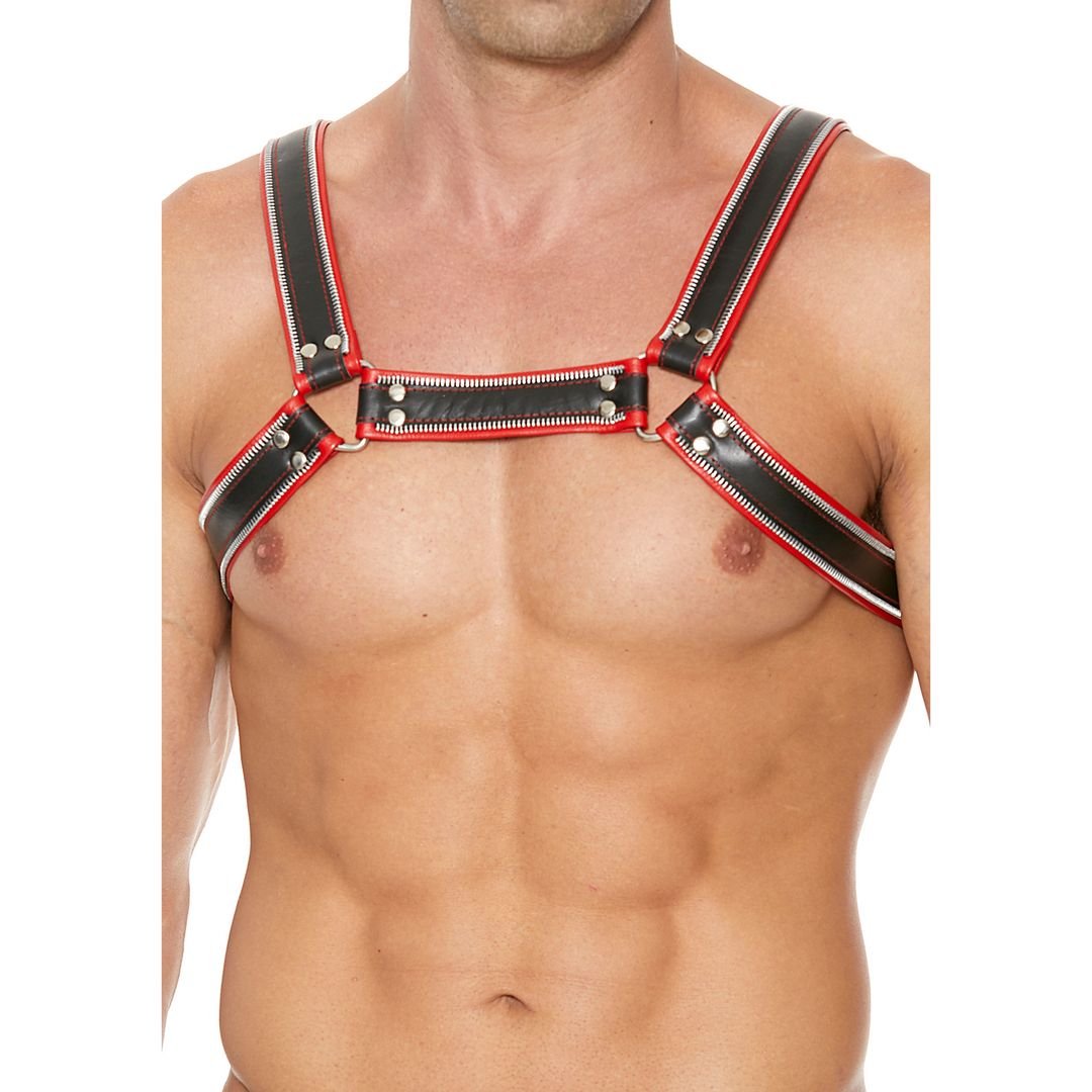 Ouch! Z Series bulldog borstharnas - L/XL
