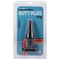 Doc Johnson The Classic - Buttplug - Medium - Zwart, afbeelding 3