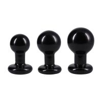 Doc Johnson The Classic - Ronde Buttplug - Set van 3 - Zwart