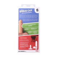 Doc Johnson Realistic Cock met ballen - Afneembare Vac-U-Lock zuignap - ULTRASKYN - 16,5 cm - Vanille, afbeelding 7