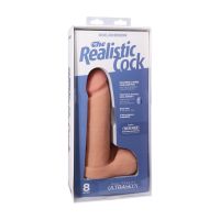 Doc Johnson Realistic Cock met ballen - Afneembare Vac-U-Lock zuignap - ULTRASKYN - 21 cm - Vanille, afbeelding 5