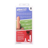 Doc Johnson Realistic Cock met ballen - Afneembare Vac-U-Lock zuignap - ULTRASKYN - 21 cm - Karamel, afbeelding 7