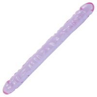 Doc Johnson Double Dong - Dubbele dildo - 45 cm - Paars