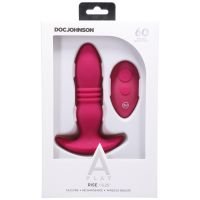 Doc Johnson A-Play Rise - Vibrerende en stotende anaalplug met afstandsbediening, afbeelding 3