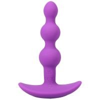 Doc Johnson A-Play Shaker - Kralen vibrerende anaalplug met afstandsbediening - Paars, afbeelding 5