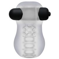 Doc Johnson GoodHead - Helping Head Pro - Vibrerende masturbator sleeve - Frost