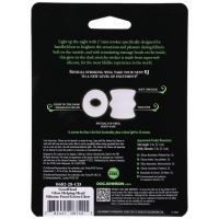 Doc Johnson Glow Helping Head Siliconen - Masturbator sleeve - Frost / Groen glow, afbeelding 3