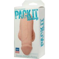 Doc Johnson Pack It - Heavy realistische dildo - Huidskleur, afbeelding 2