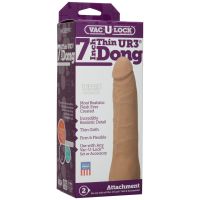 Doc Johnson Realistische ULTRASKYN dildo - 18 cm - Bruin, afbeelding 2