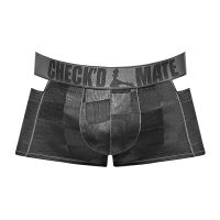 Male Power Check'd Mate cutout shorts - S - zwart, afbeelding 4