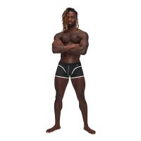 Male Power Sport Mesh mini short - L - Zwart