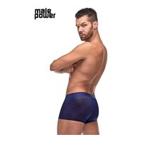 Male Power Diamond Mesh mini short - S - Marineblauw, afbeelding 4